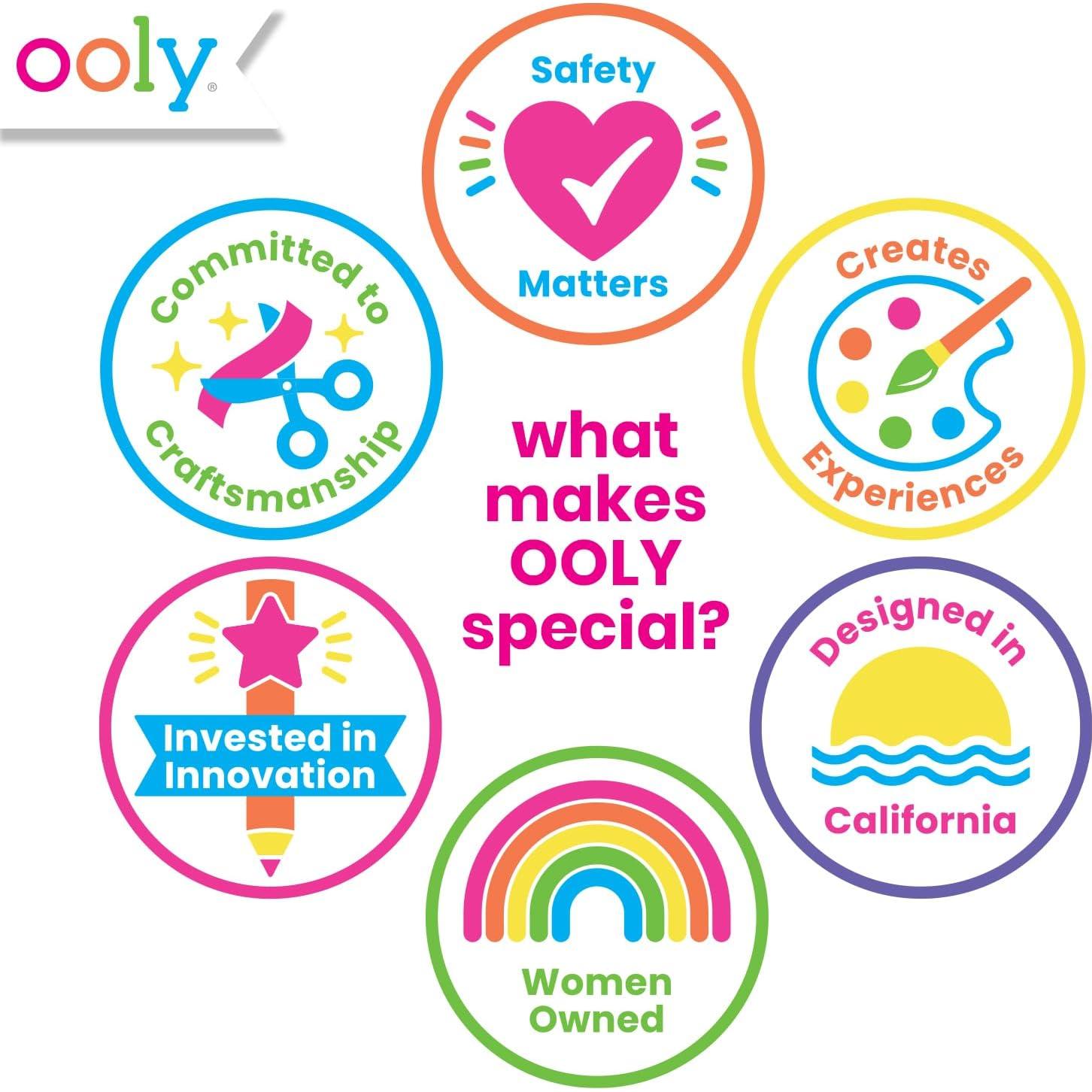 Crayones Borrables Ooly I Heart Art - 12 Colores Brillantes