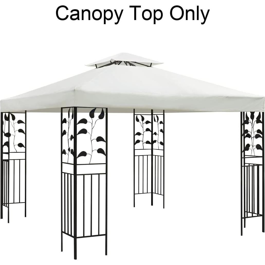 Cubierta de Reemplazo para Gazebo 10x10 ft FRTZAL - Impermeable UV