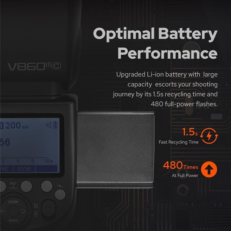 Flash Godox V860III-S TTL 2.4G GN60 para Cámara Sony