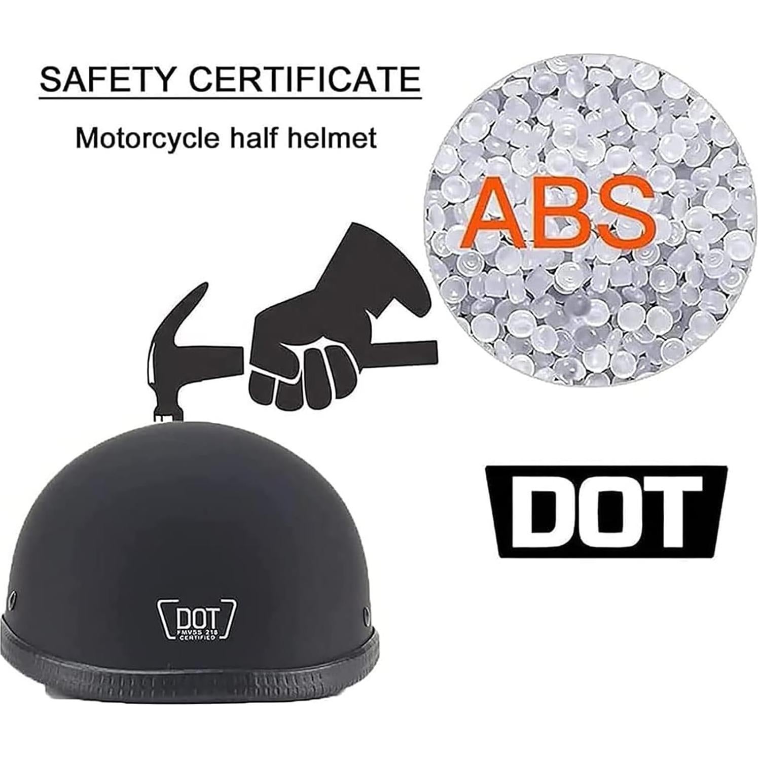 Casco de Moto QICHAO JZ-PiaoBK Pequeño Negro con Ventilación