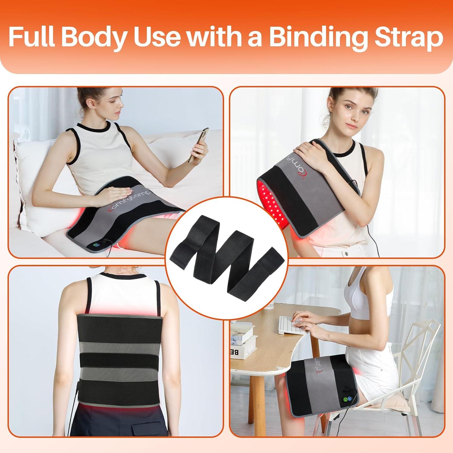 Almohadilla de Terapia de Luz Roja Comfytemp 61x30cm 32W