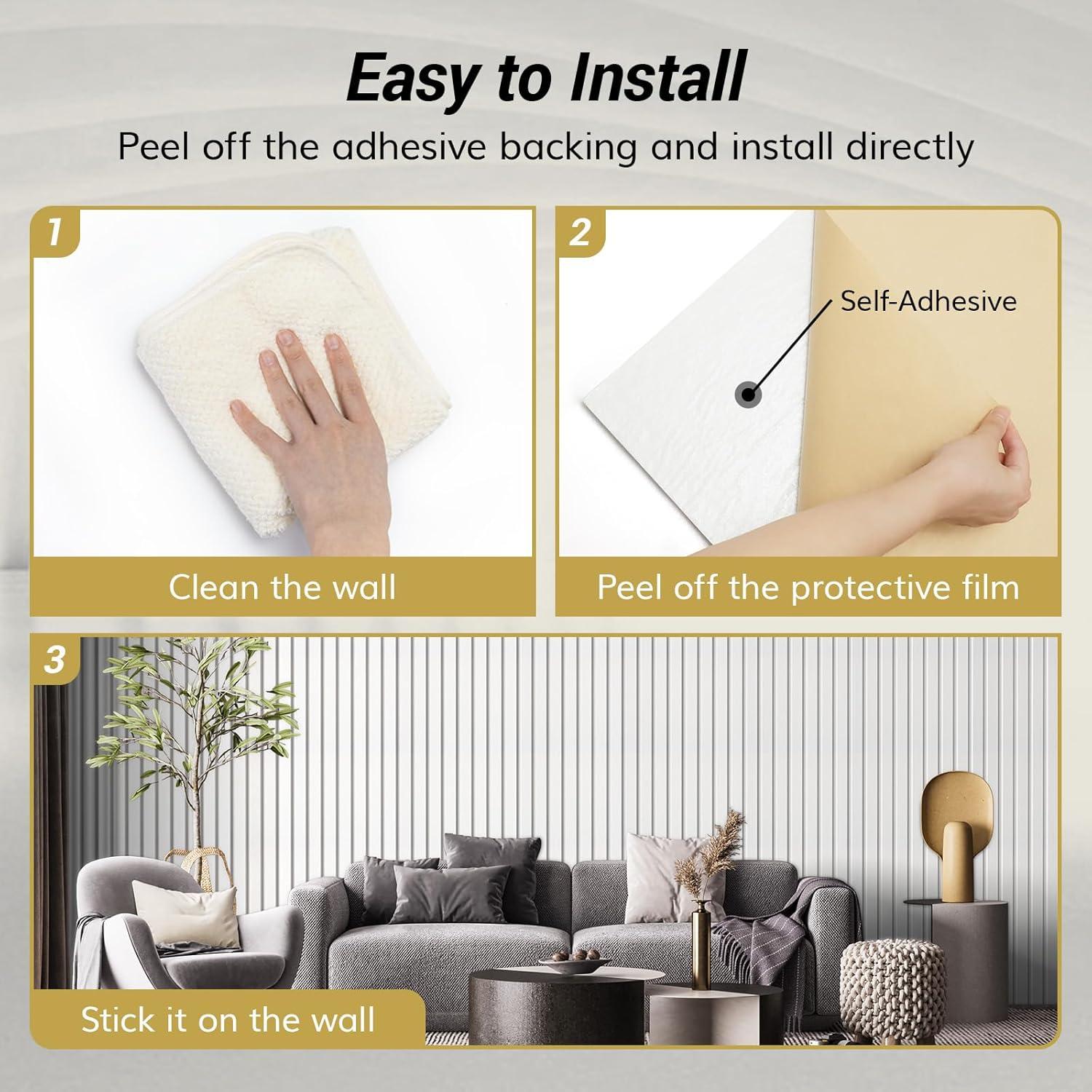 Paneles Acústicos TONOR 8 PCS 120x60 cm Autoadhesivos Gris