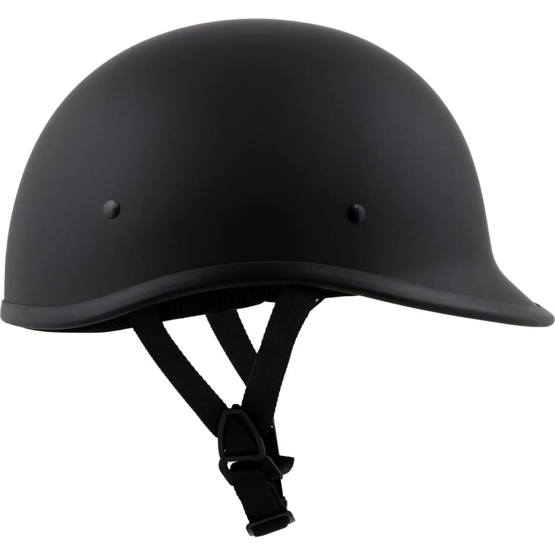 Casco Milwaukee MPH9750DOT Negro Mate Pequeño para Motocicleta