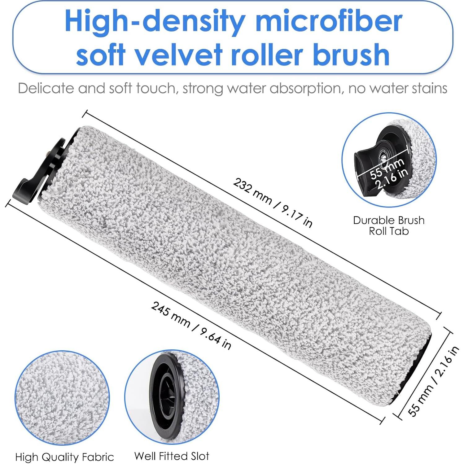 Rodillos de cepillo de reemplazo MIBUMIKI para Tineco iFloor 3