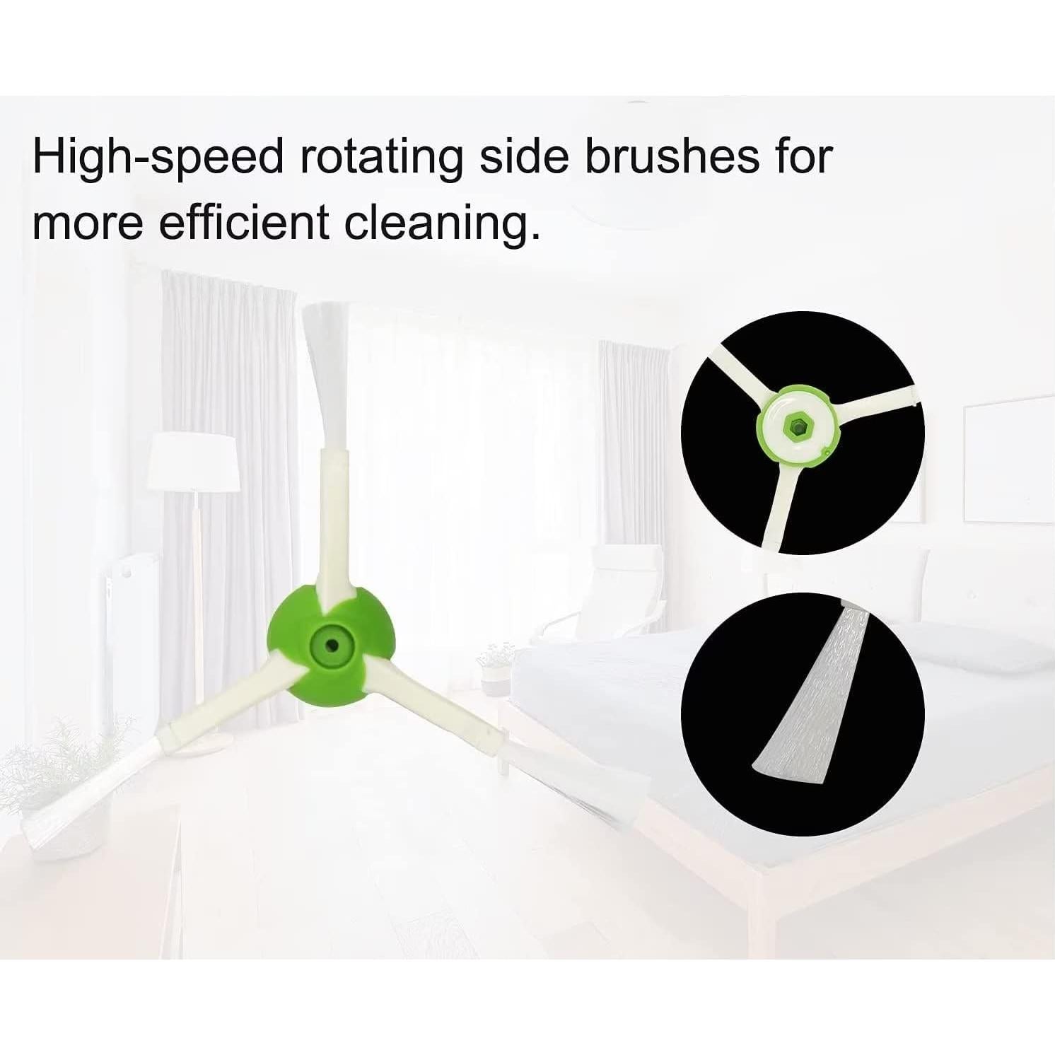 Piezas de Repuesto MZY para Aspiradora Roomba i7 j7 E5 E6 E7