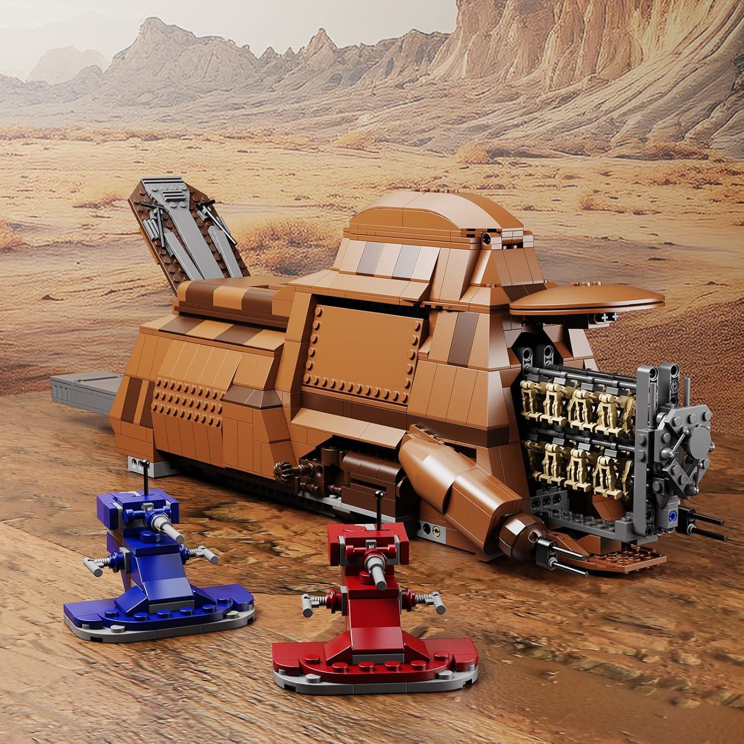 Kit de Construcción Transporte de Tropas BuildingBoat 1286 Piezas