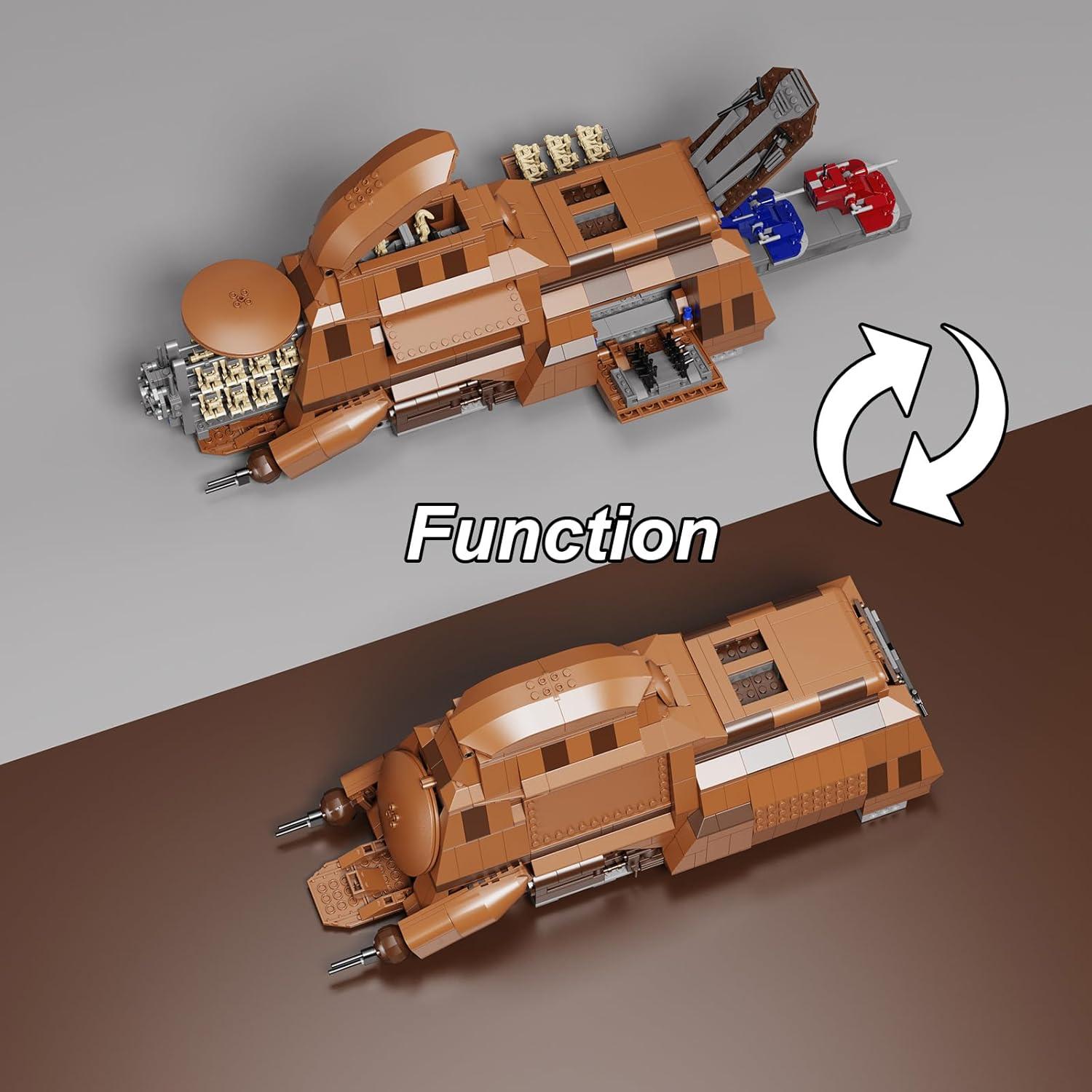 Kit de Construcción Transporte de Tropas BuildingBoat 1286 Piezas