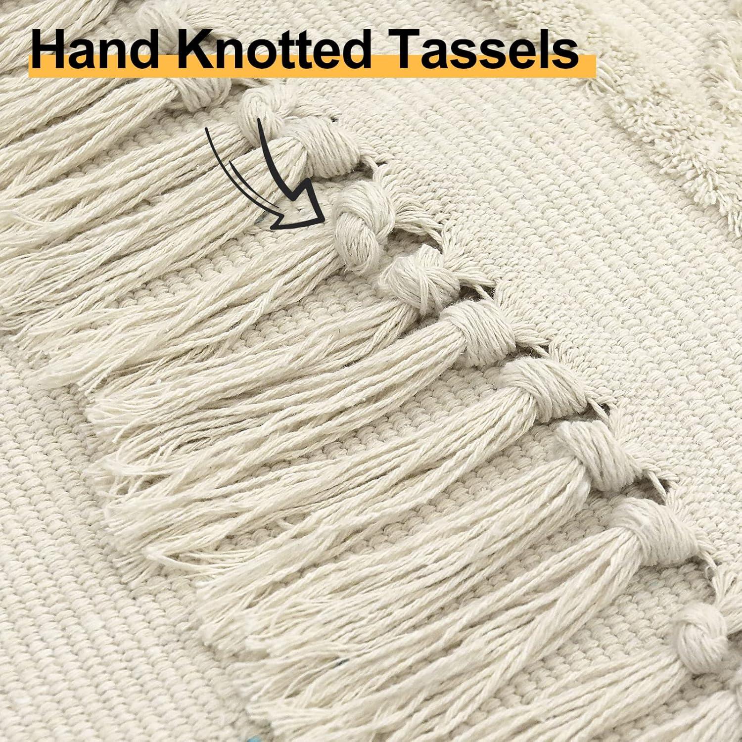 Alfombra de Baño Boho Uphome 61x91 cm Ojo Maligno Algodón