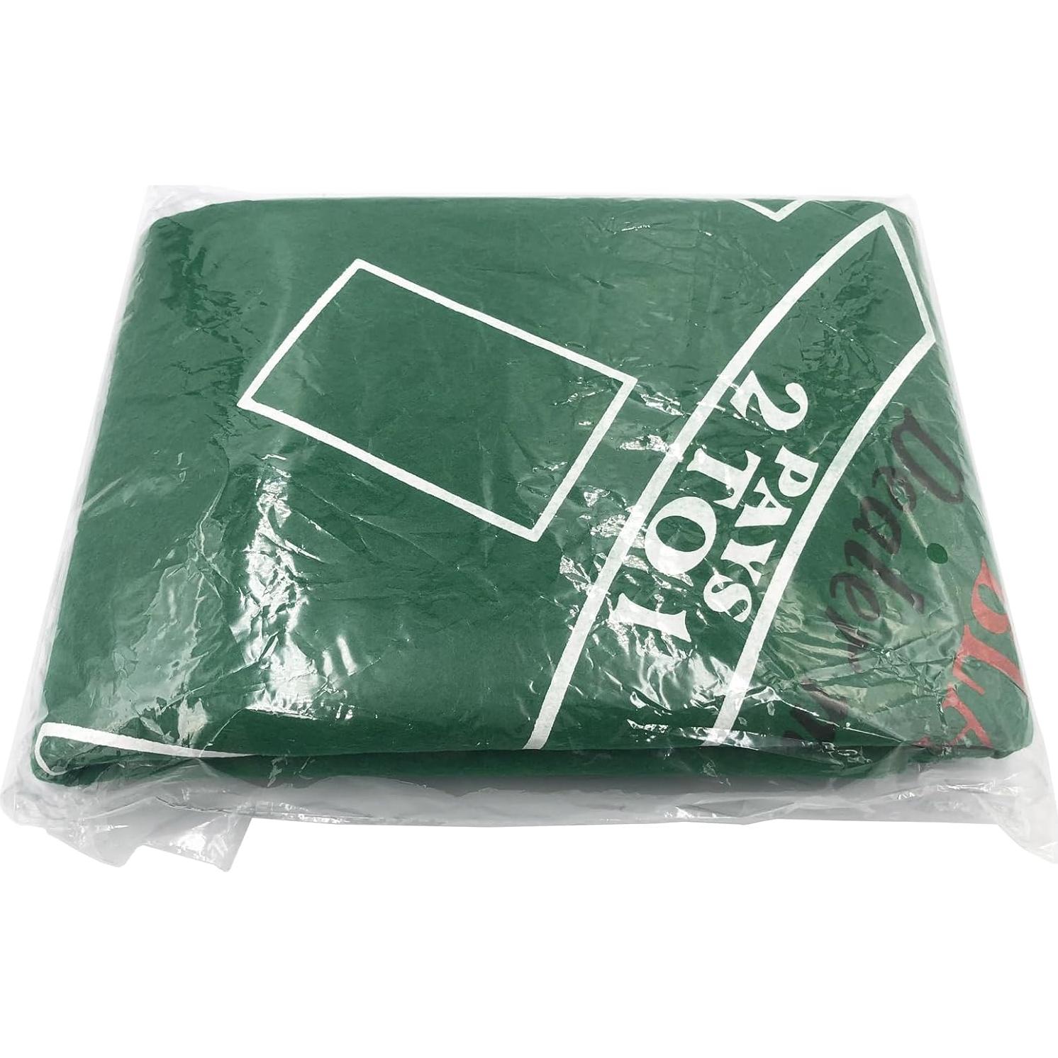 Feltro de Mesa de Blackjack YH Poker 90x180 cm Verde