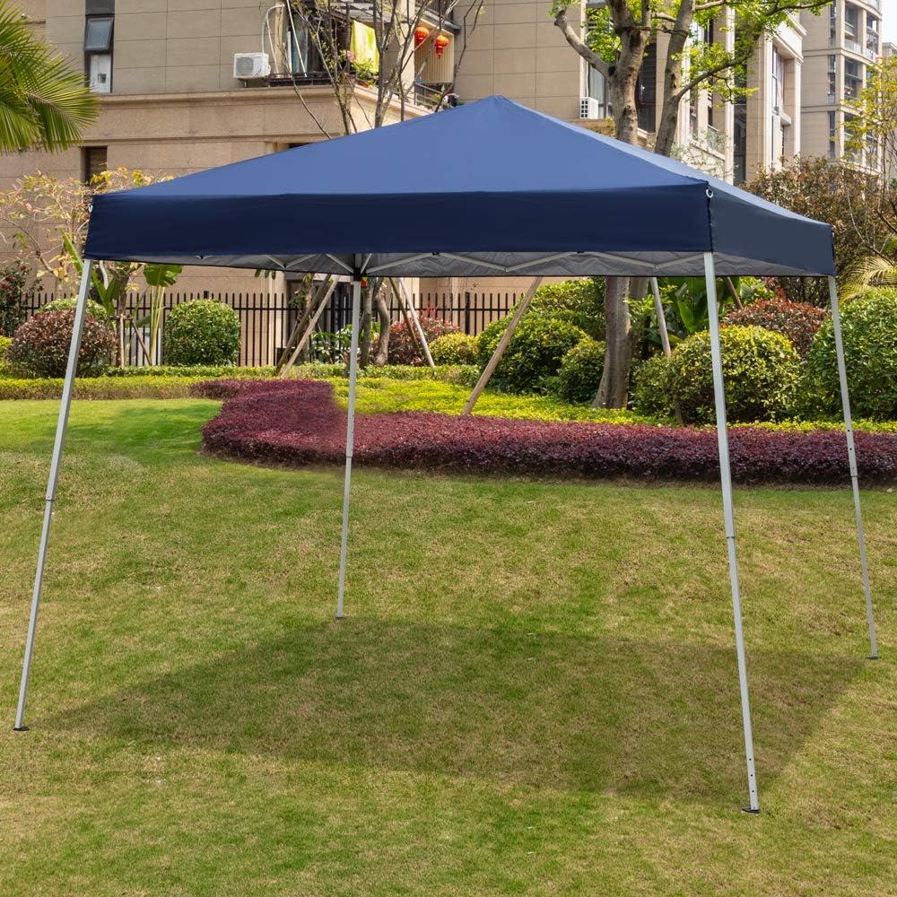 Carpa Gazebo Vasitelan 3x3m Impermeable UV Ajustable Azul