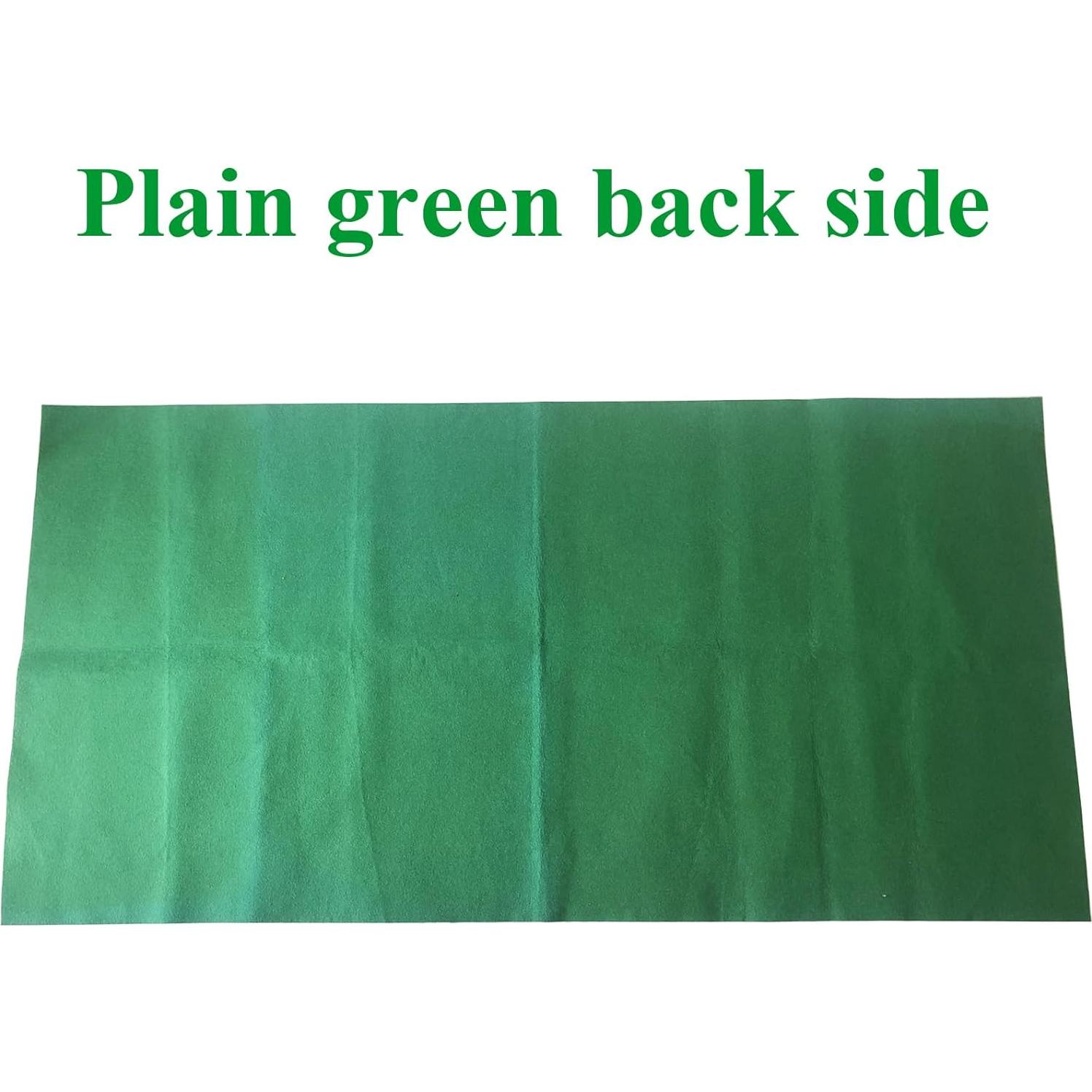 Fieltro de Mesa de Ruleta YH Poker 90x180 cm Verde