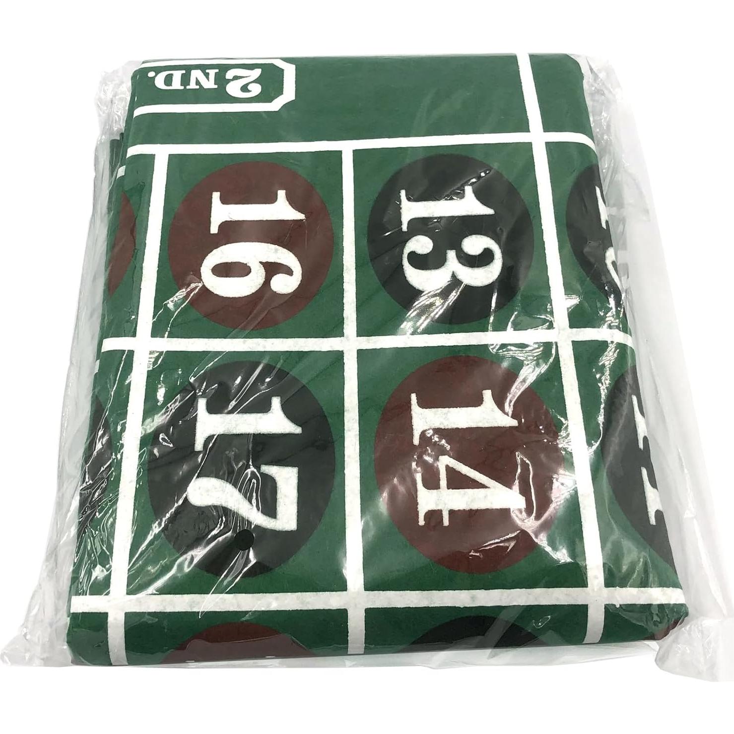 Fieltro de Mesa de Ruleta YH Poker 90x180 cm Verde