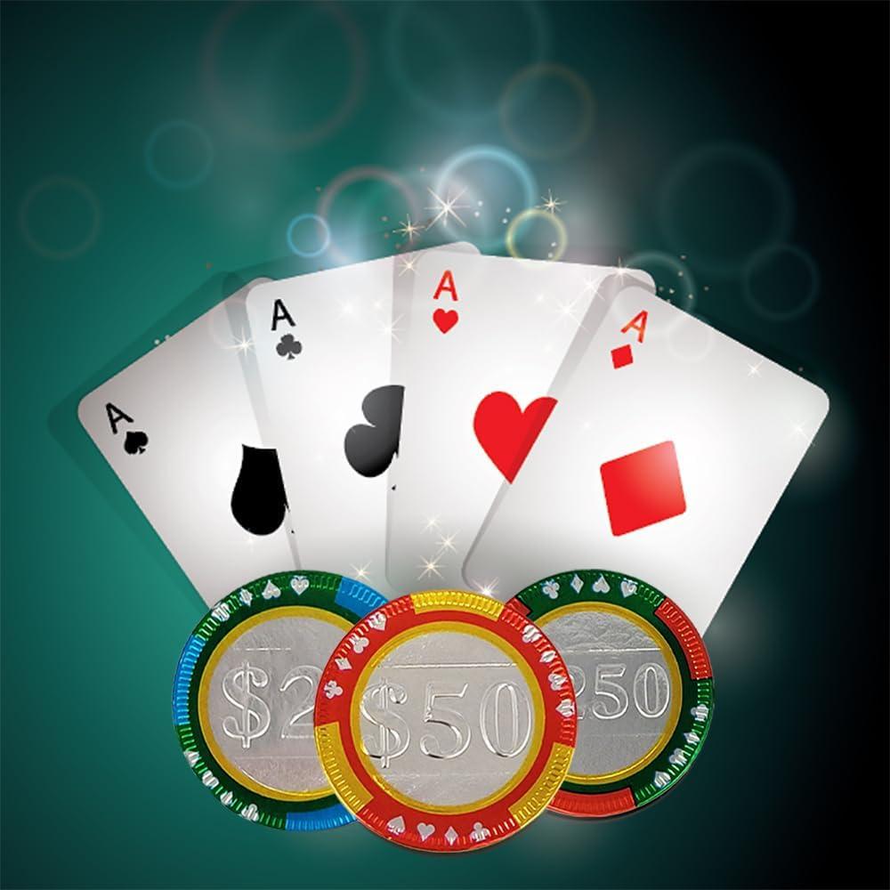 Fruidles Fichas de Poker Chocolate con Leche 25 Unidades