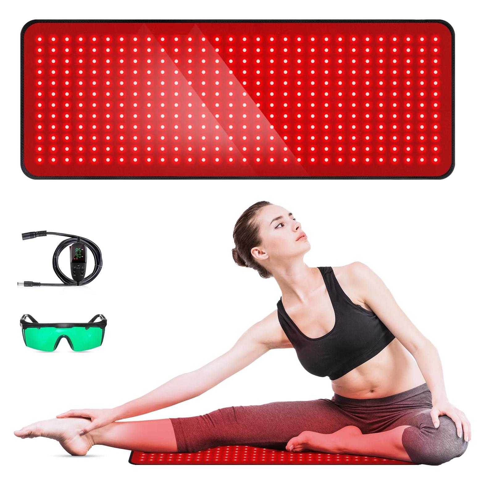 Almohadilla de Luz Roja GMOWNW 80x30cm Alivio Dolor