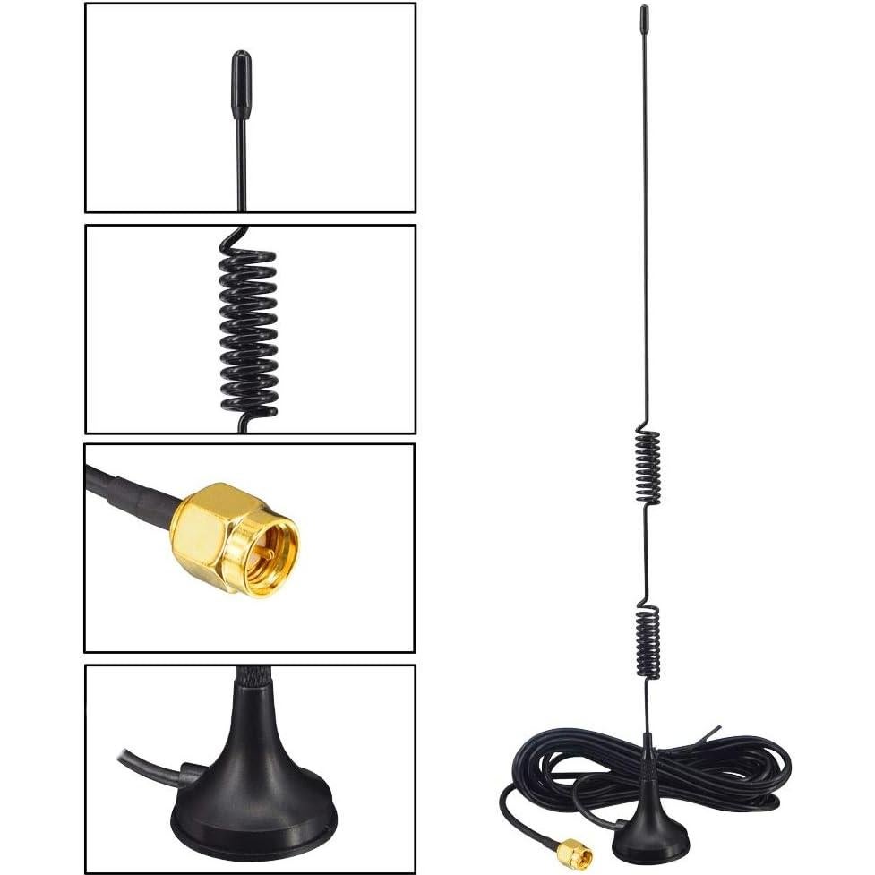 Antena SDR 6dBi Kaunosta 1090MHz Base Magnética 1.5M