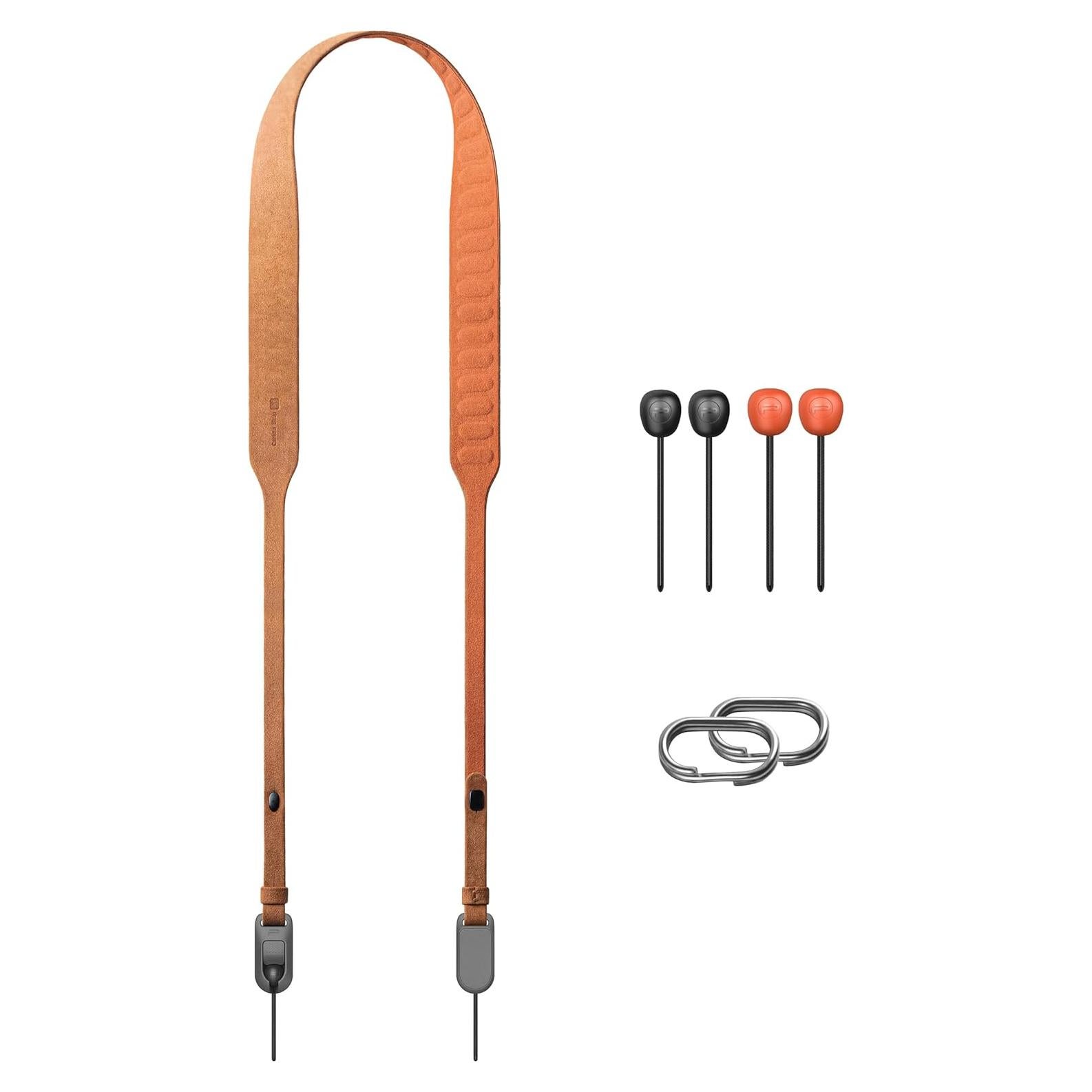 PGYTECH Retro Style Camera Shoulder Strap Air, Vintage Camera Strap Quick Release, 47.24''~55.12'' Adjustable Camera Neck Strap for Nikon/Canon/Sony/Fuji Cameras(Earth Brown)