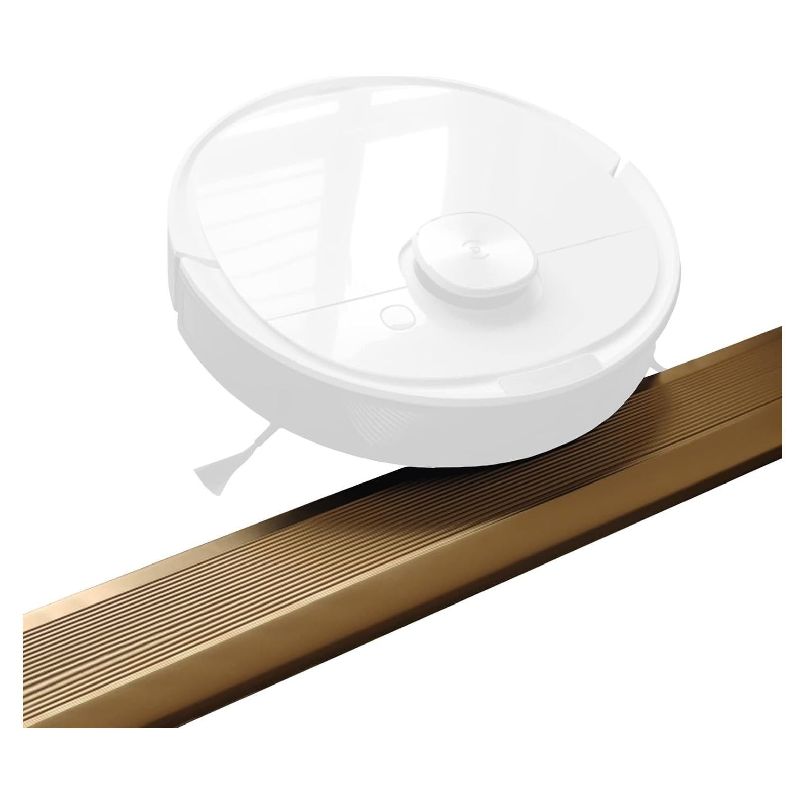 Tira de transición de suelo Dntum 90cm dorada aluminio