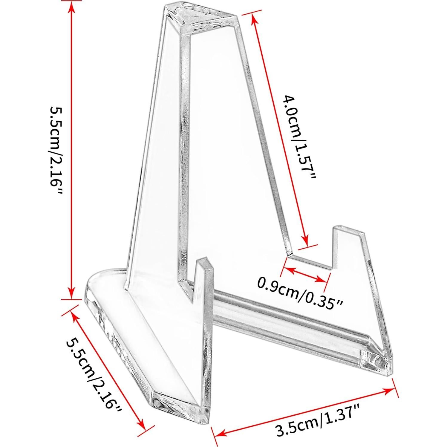 Soportes de Exhibición de Monedas LuluCircle 10 Piezas Acrílico