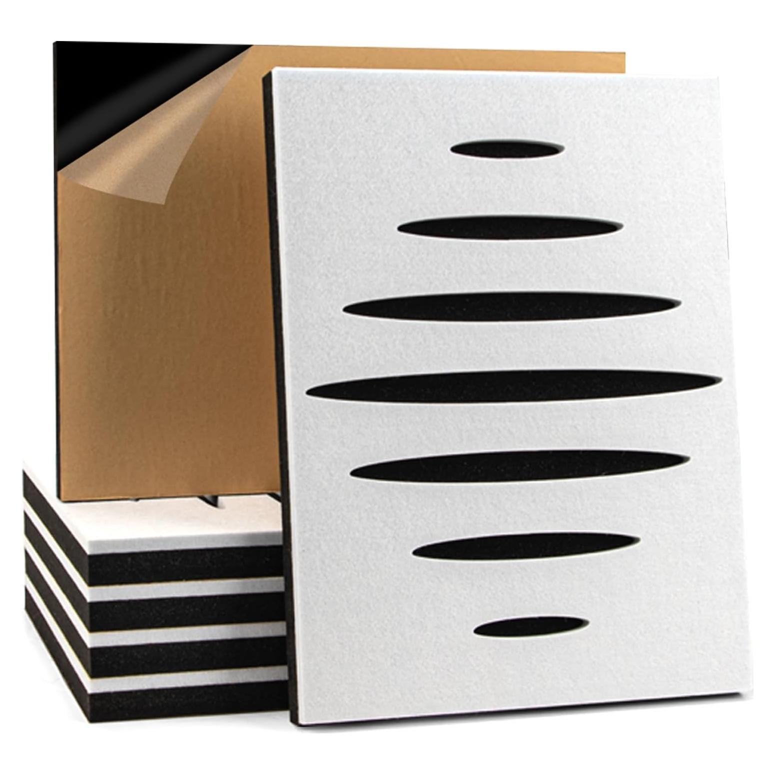 Paneles Acústicos Autoadhesivos Art3d 6 Piezas 40x30 cm Blanco