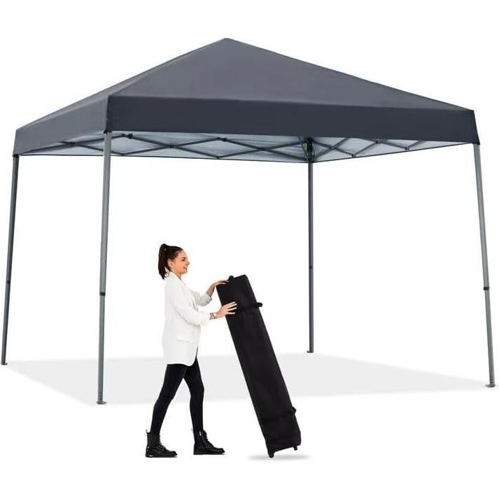 Carpa Plegable TINKLE WELL 3.05x3.05m Gris, 9.29m² Sombra