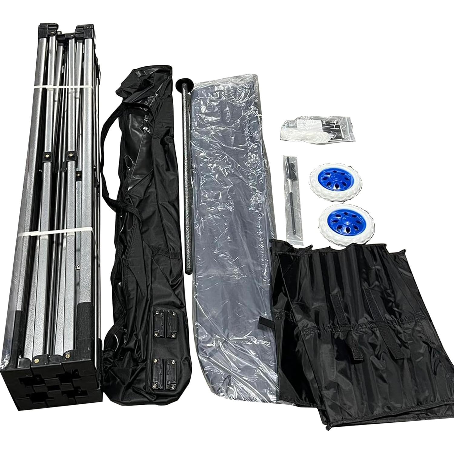 Carpa Plegable TINKLE WELL 3.05x3.05m Gris, 9.29m² Sombra