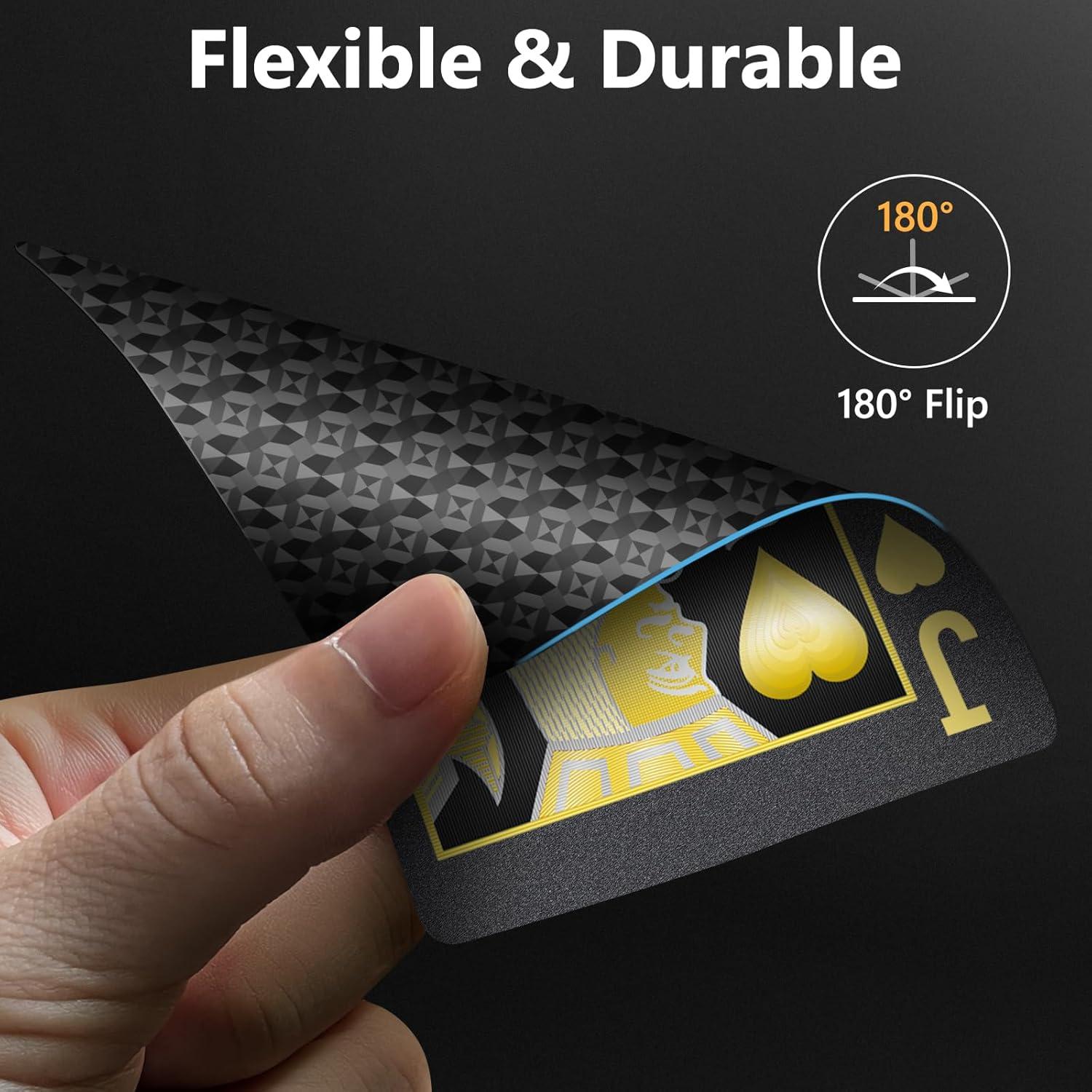 Cartas de Juego Impermeables BIERDORF - Paquete de 4