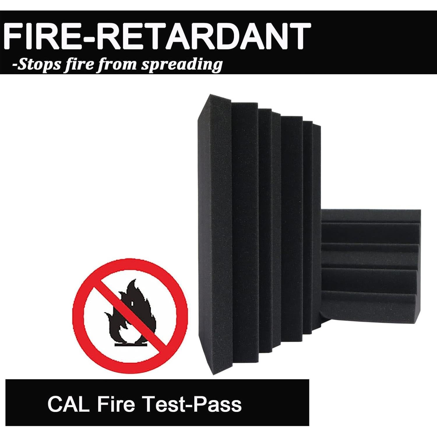 Trampa de Bajo Acústica 8 Piezas Espuma Densa 30.48x17.78cm