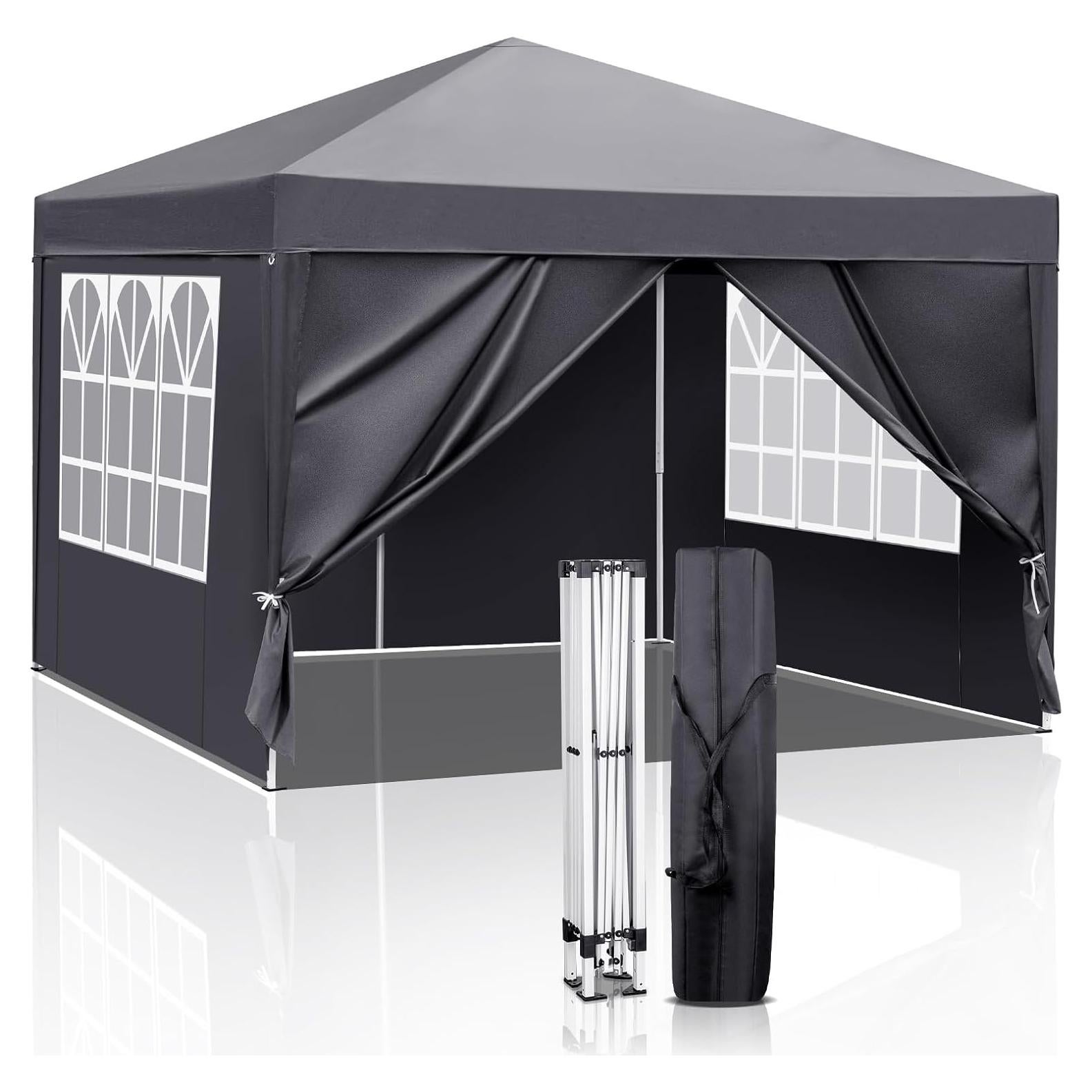 Carpa Plegable 3x3m Pinikuyiro Impermeable con Paredes Laterales