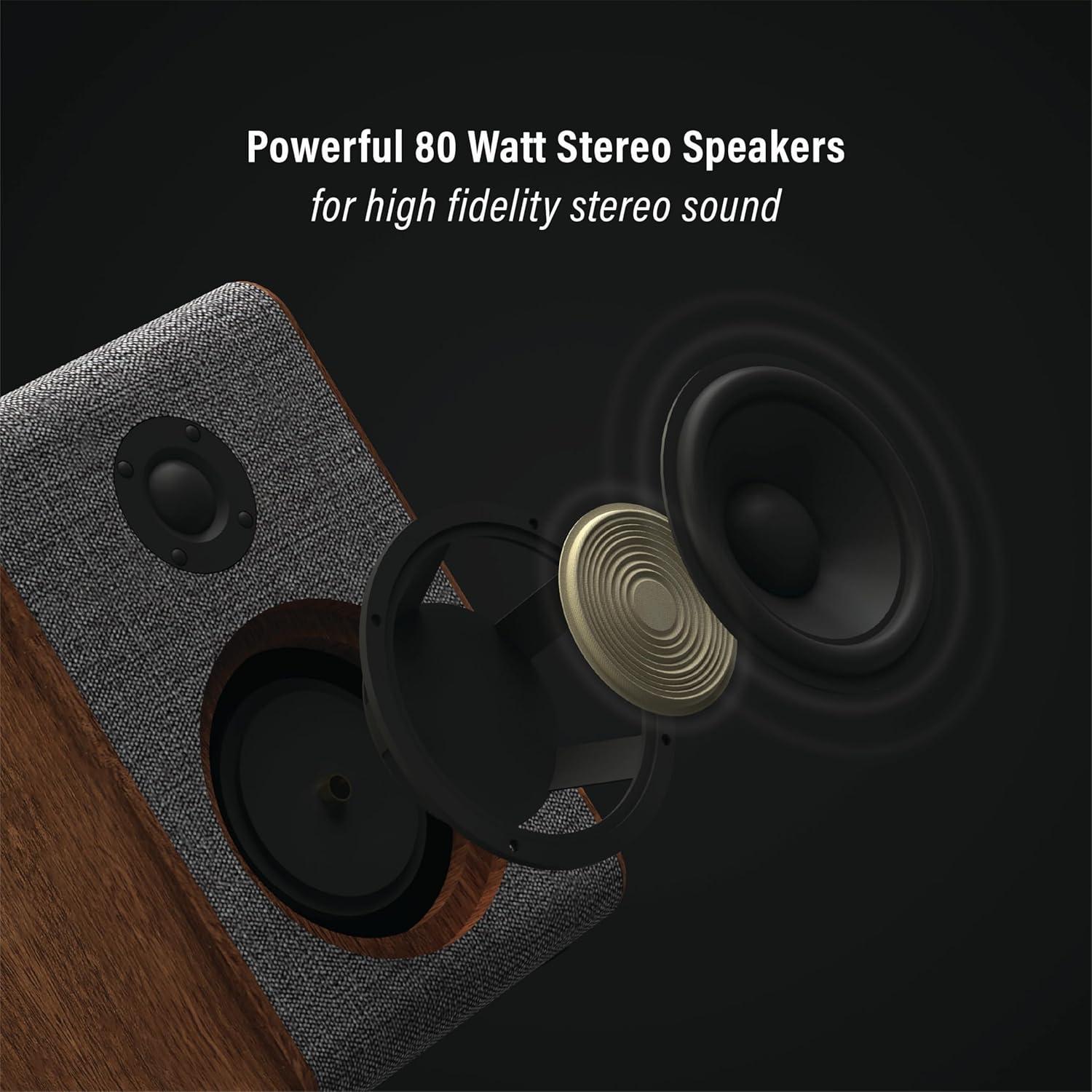 Tocadiscos Bluetooth Crosley CR7501A-CL 2 Velocidades 40W