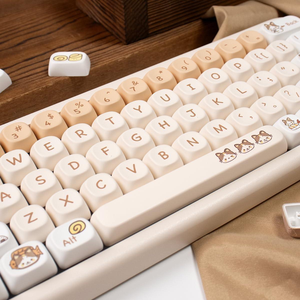 Juego de Teclas PBT SUEHIODHY 144 Teclas Personalizadas para Teclados Mecánicos