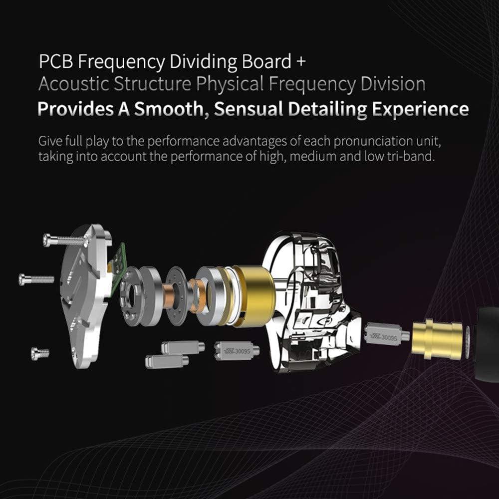 Auriculares In Ear KZ ZS10 Pro HiFi 4BA 1DD con Micrófono