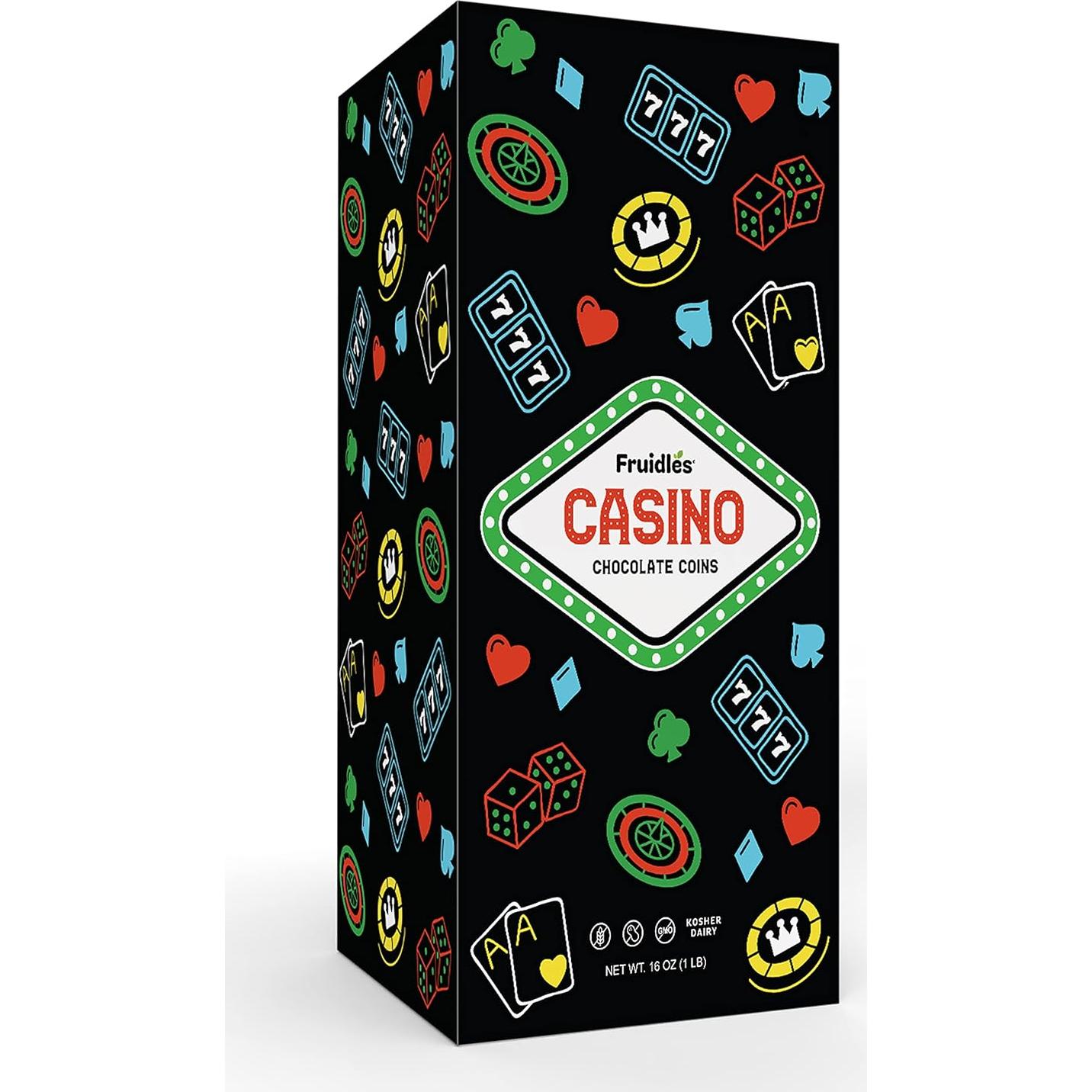 Monedas de Chocolate Fruidles 450g Kosher Lácteas Doradas