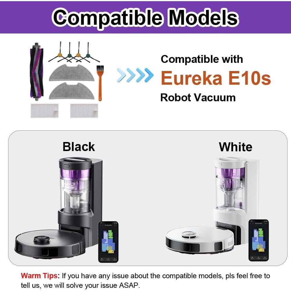 Repuestos para Aspiradora Robot Eureka E10s - 9 Piezas