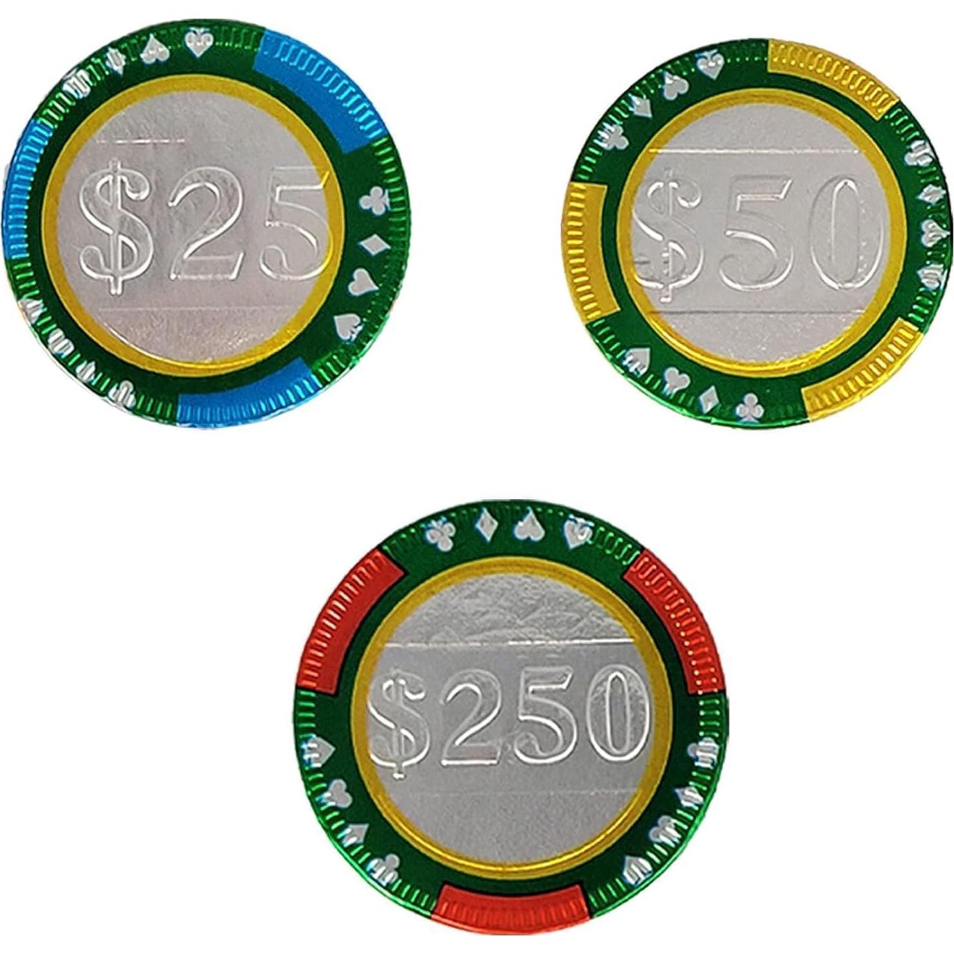 Fruidles Fichas de Poker Chocolate Belga 9,07 kg Kosher