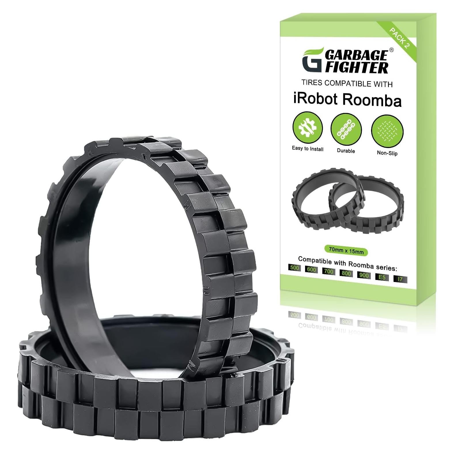 Neumáticos de Reemplazo Garbage Fighter para Roomba 500-900