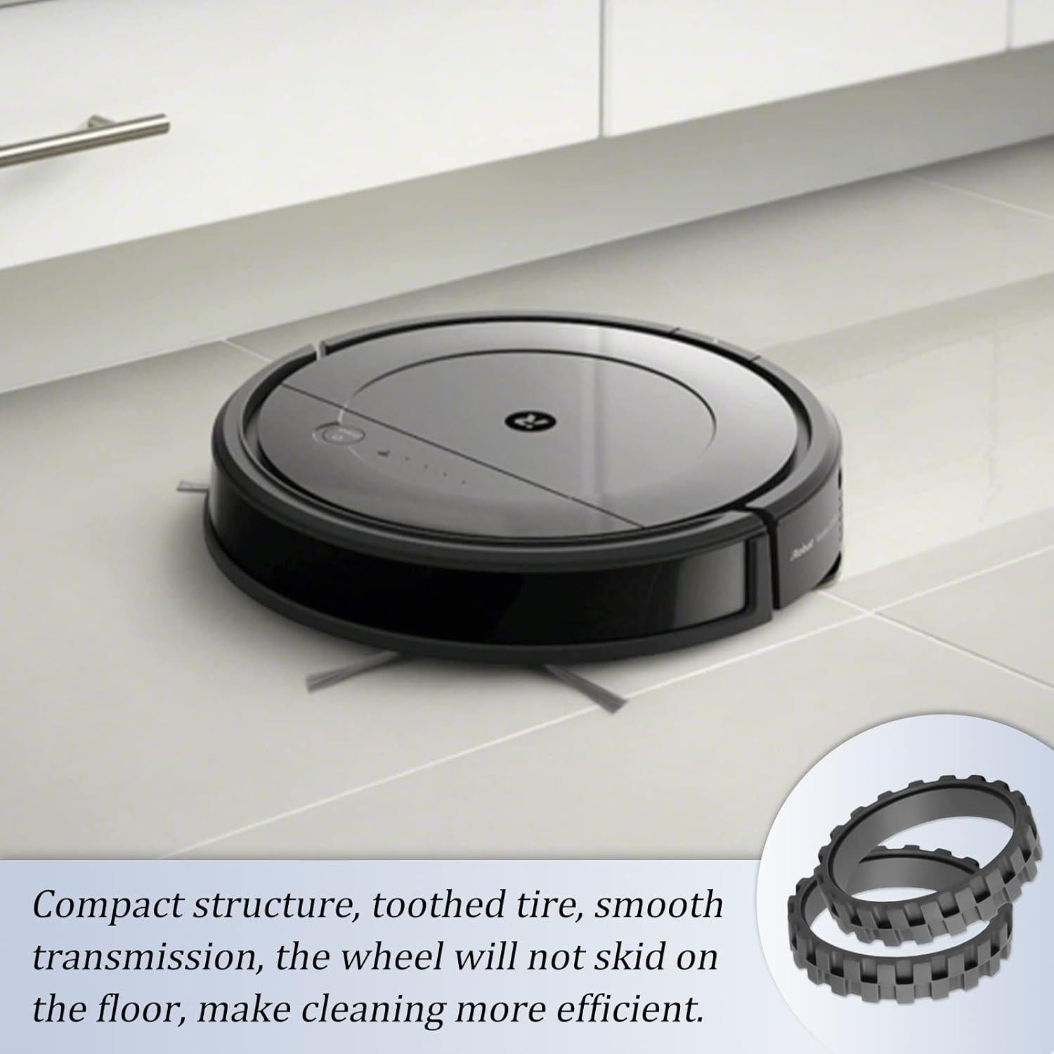 Neumáticos de Reemplazo Garbage Fighter para Roomba 500-900