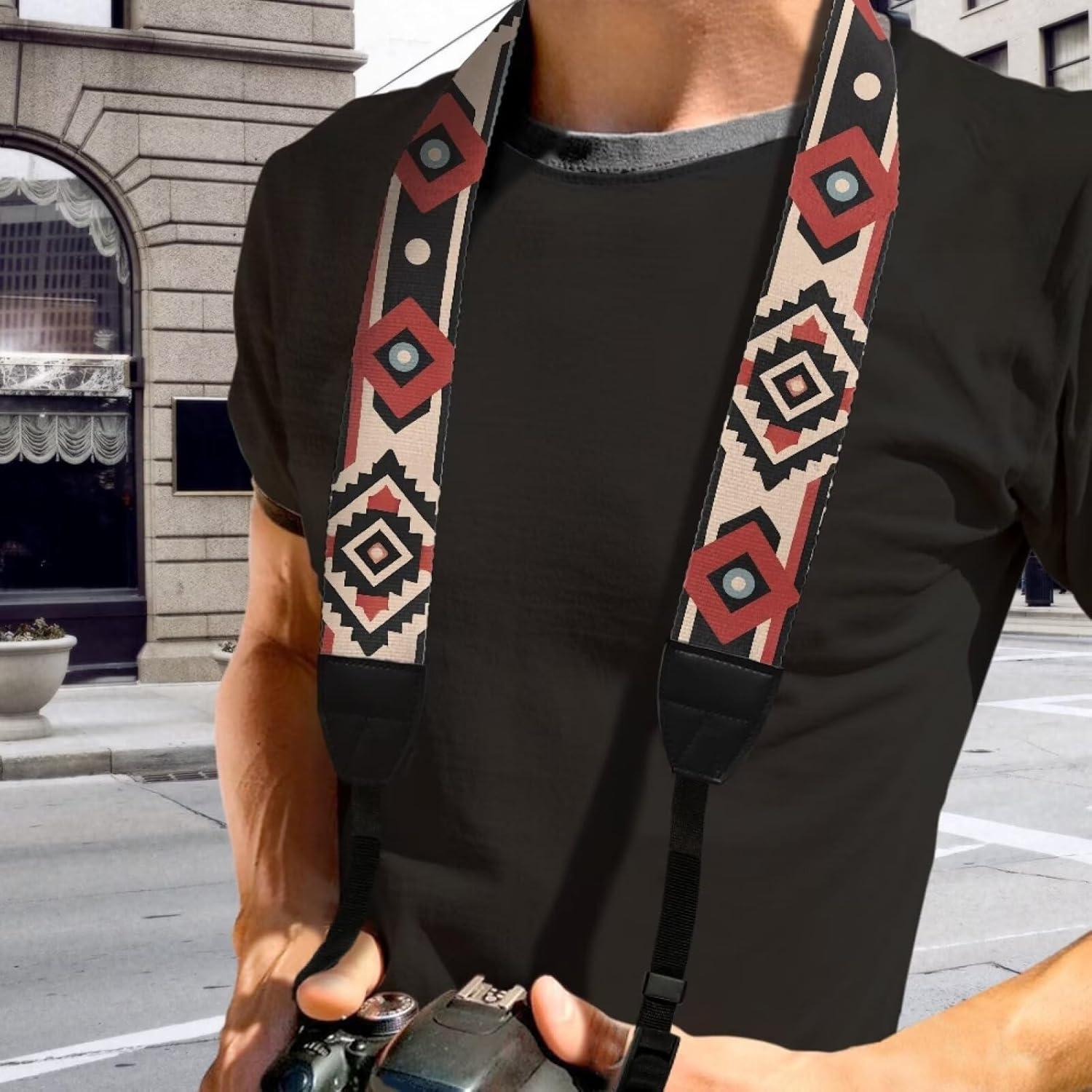Correa de Cámara Ajustable Azteca para DSLR y SLR