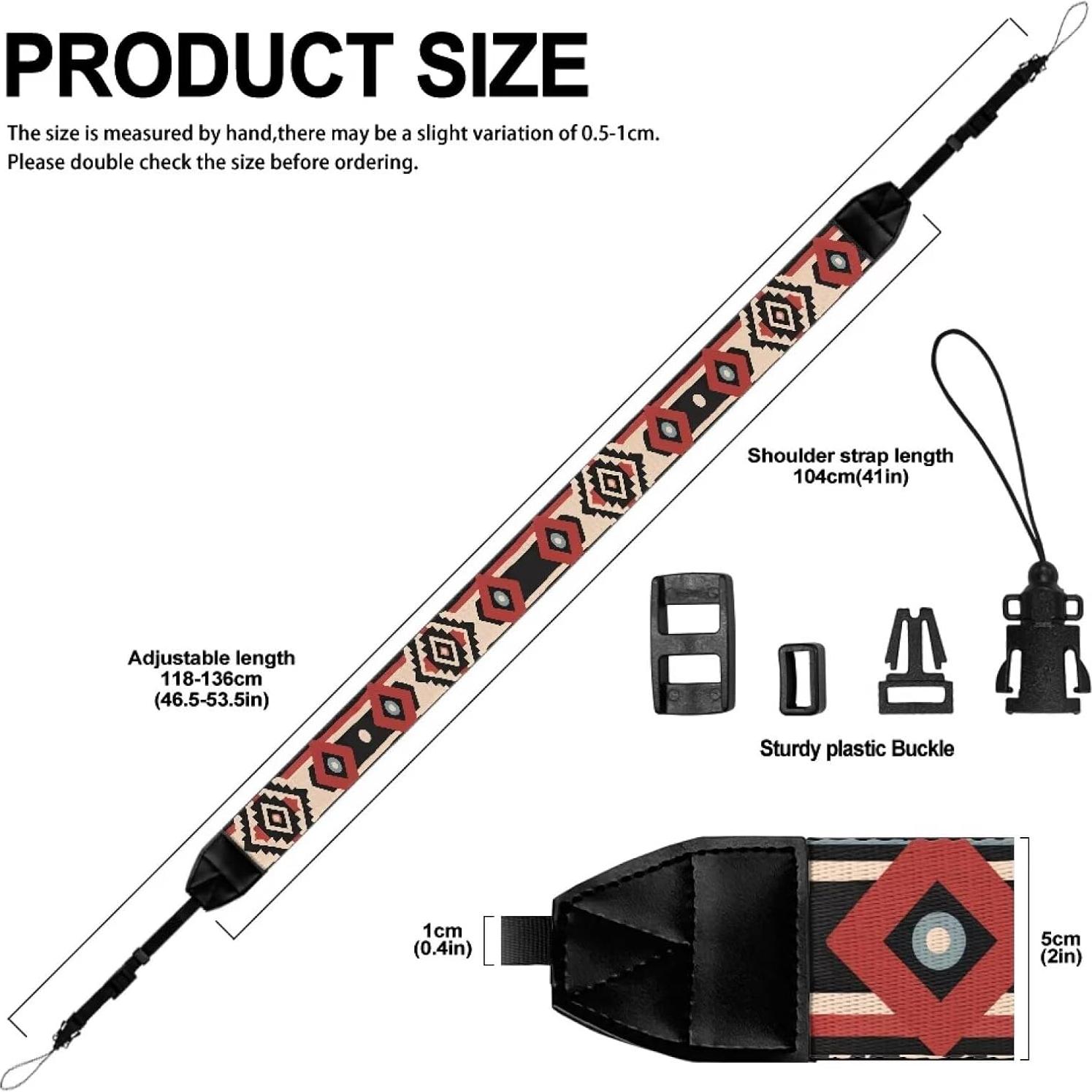 Correa de Cámara Ajustable Azteca para DSLR y SLR