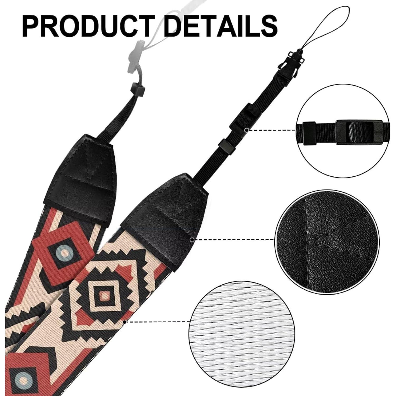 Correa de Cámara Ajustable Azteca para DSLR y SLR