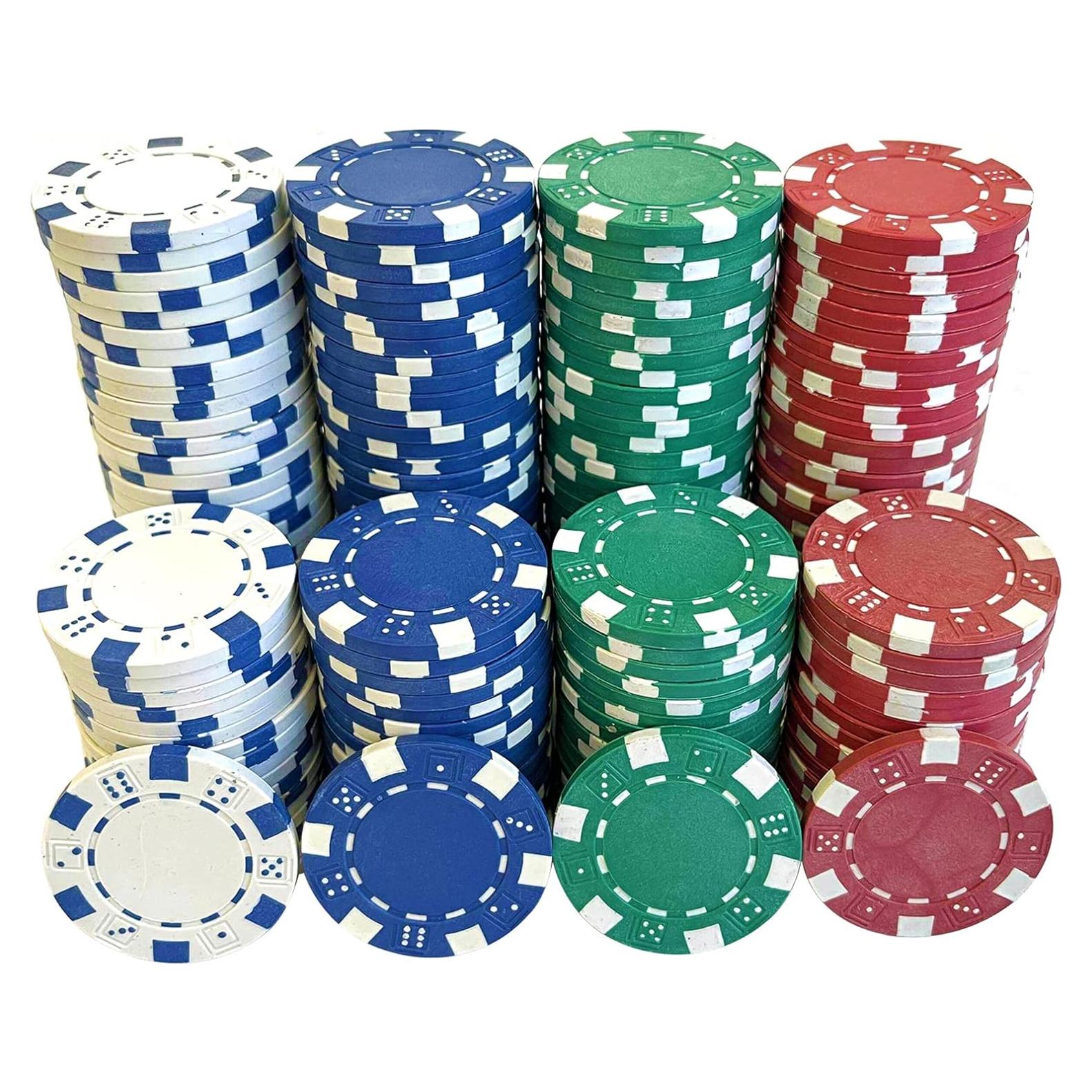 Fichas de Póker SEETOOOGAMES 200 Piezas 11.5g 4 Colores