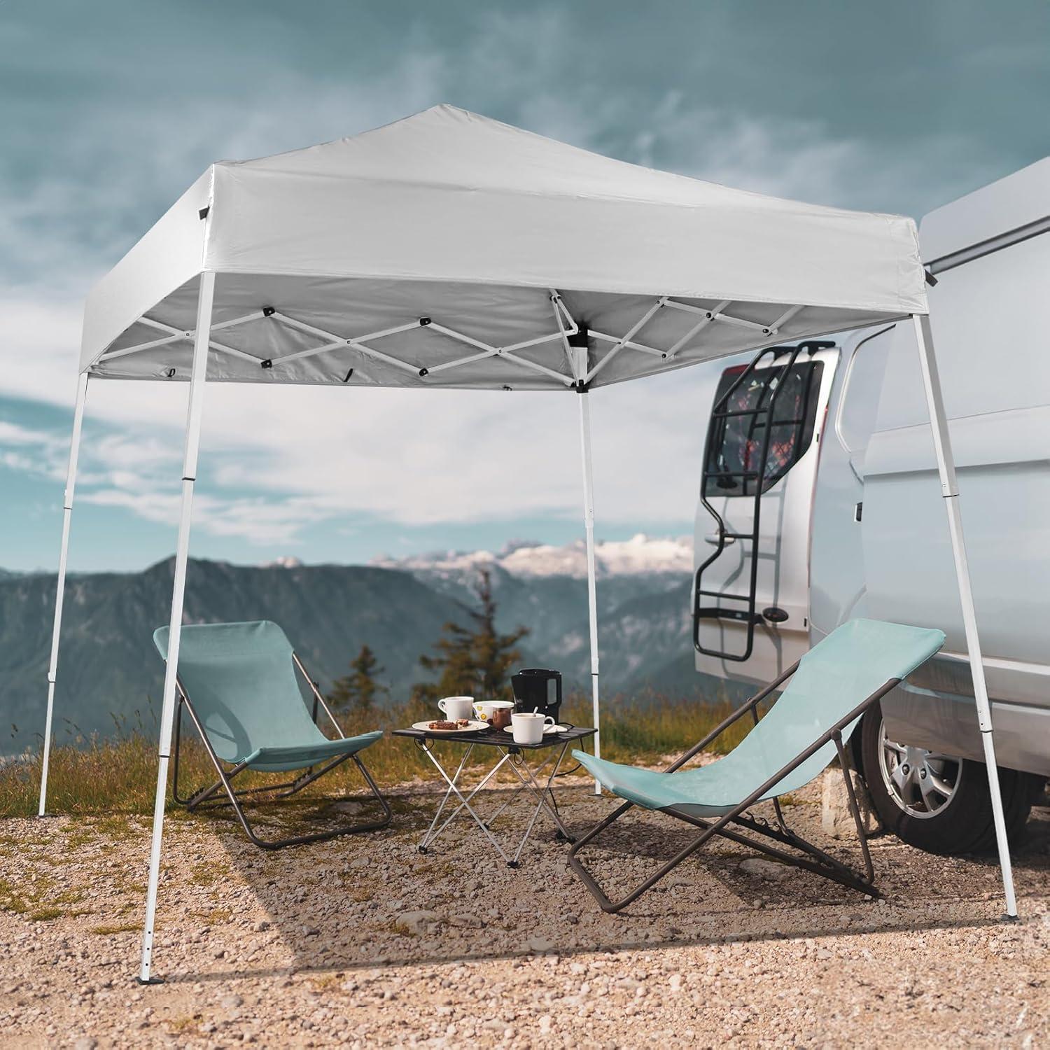 Carpa Plegable Pop Up BIVVI 6x6m Blanca Impermeable