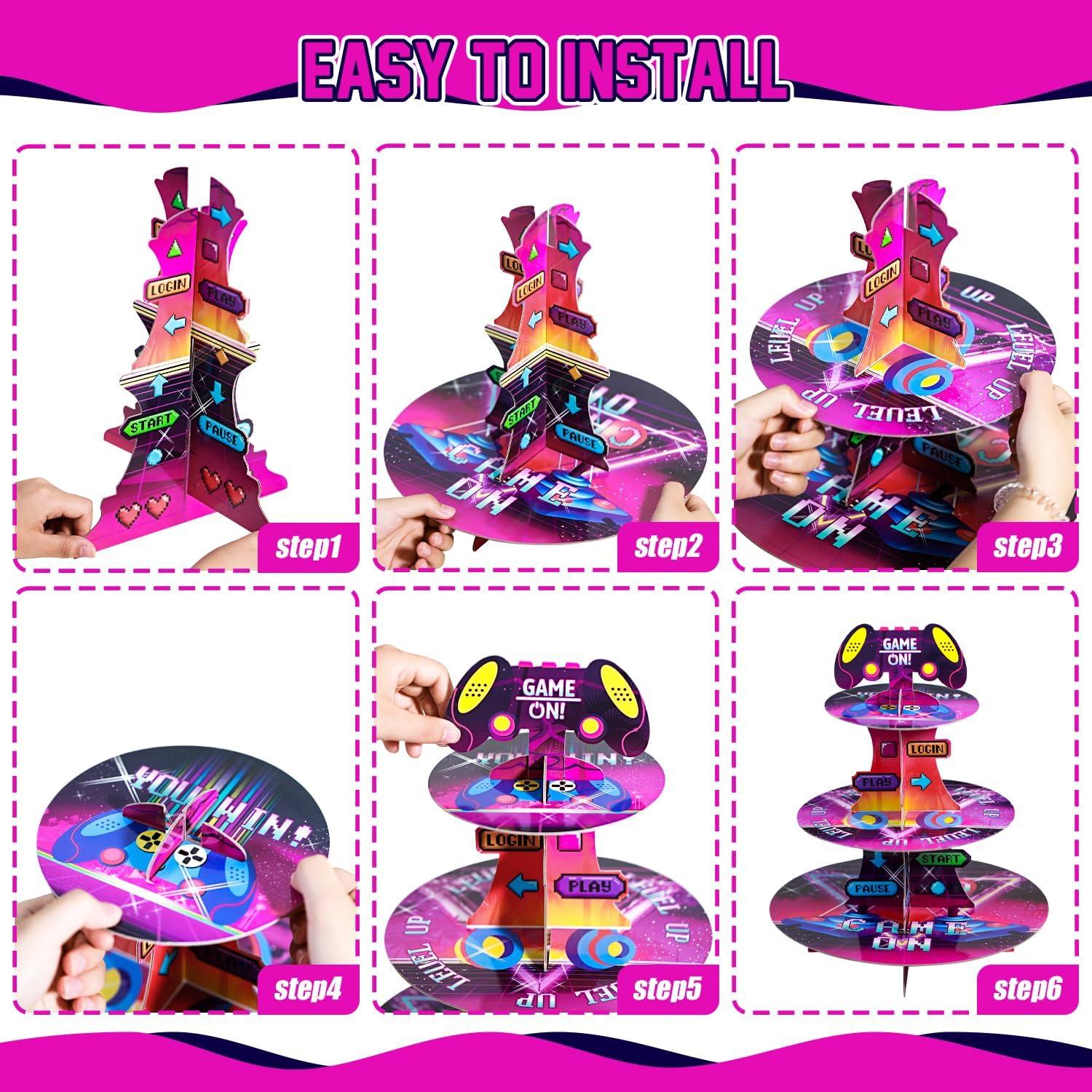 Soporte para Cupcakes Crafterlife 3 Niveles Videojuegos