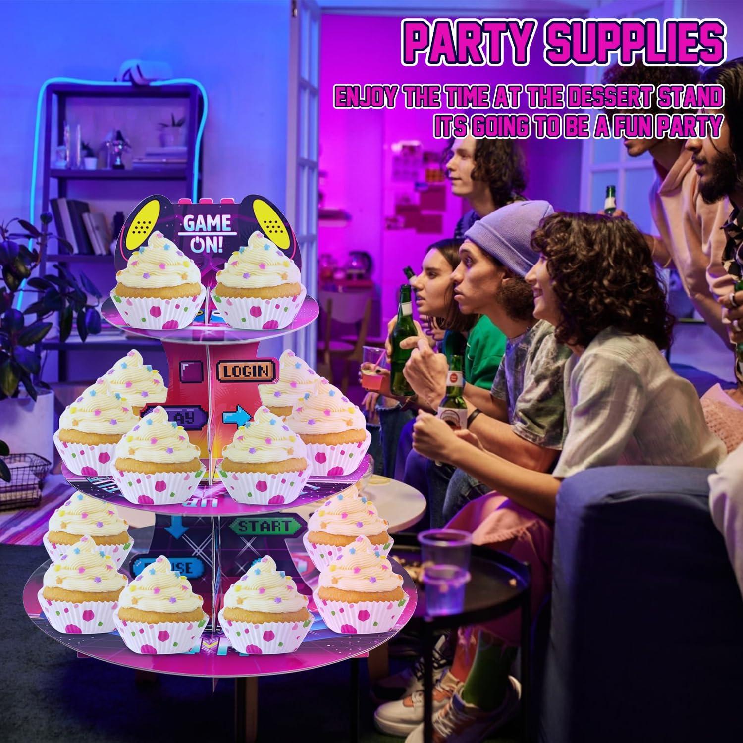 Soporte para Cupcakes Crafterlife 3 Niveles Videojuegos