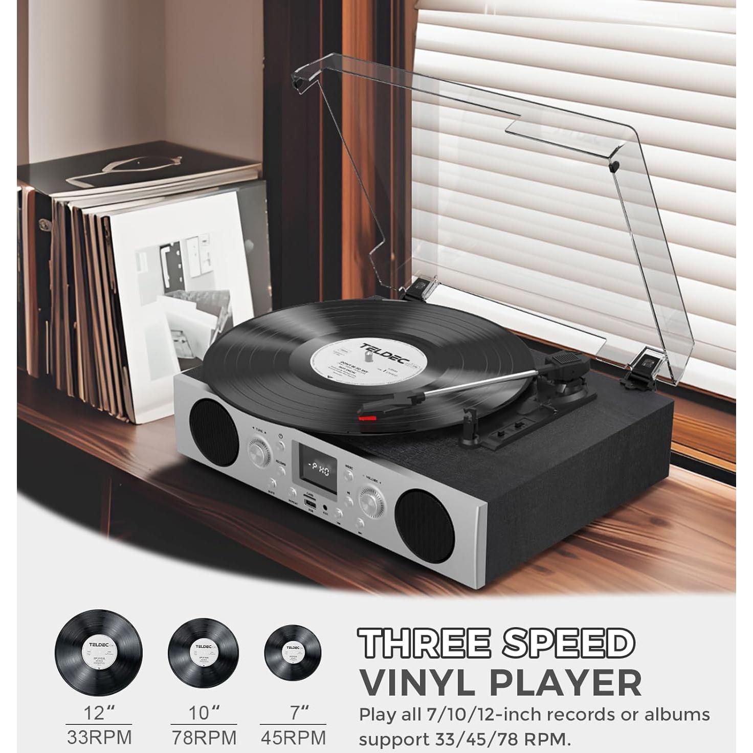 Reproductor de Vinilos VinylsLink TE-103SL con Bluetooth