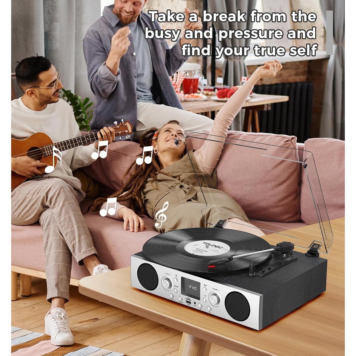 Reproductor de Vinilos VinylsLink TE-103SL con Bluetooth