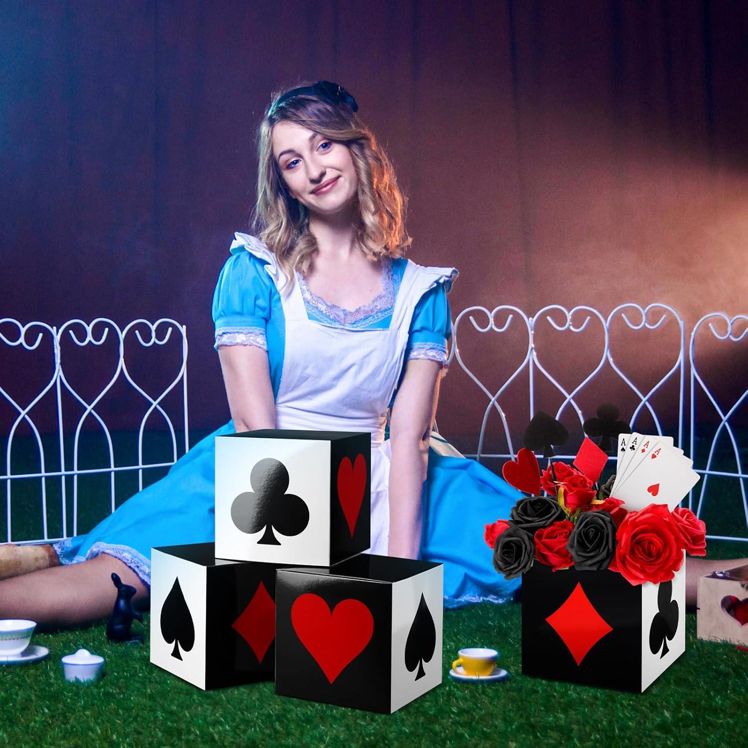 Cajas de Favor de Póker Zhanmai 4 Pcs 15x15x15 cm Casino