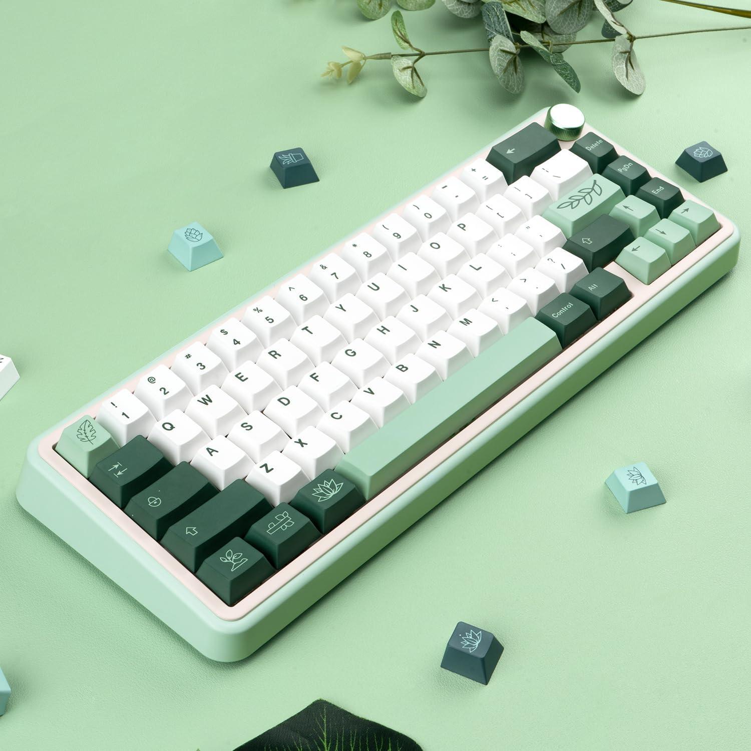 Conjunto de Teclas Mecánicas GEKUCAP 130 PBT Jardín Botánico