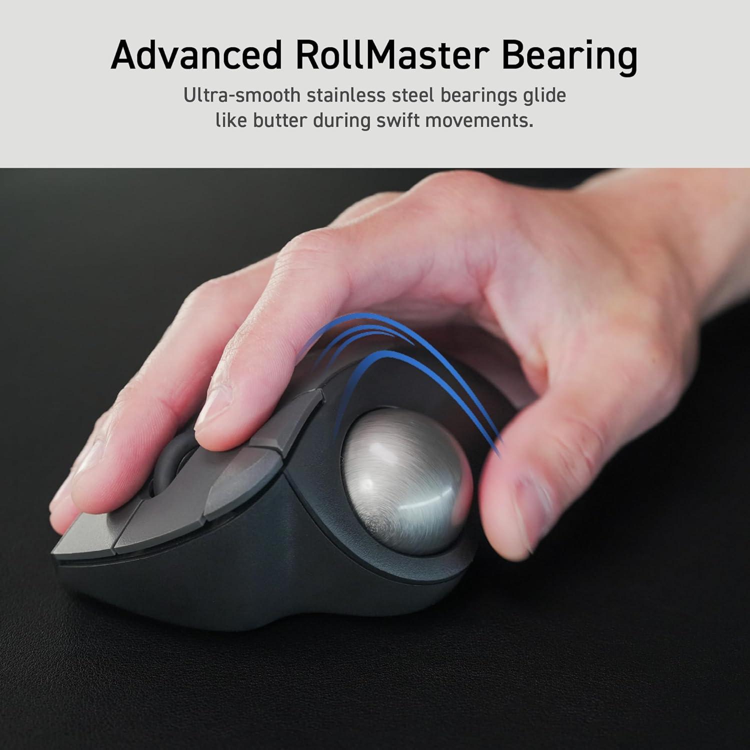 Mouse Trackball Inalámbrico ELECOM M-IT11DRBK Negro 36mm