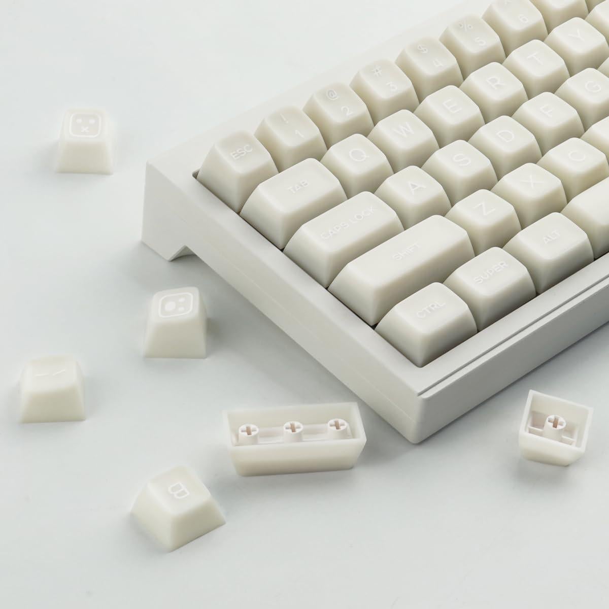 Juego de Teclas PBT Tsung - 142 Teclas Jade Blanco SA
