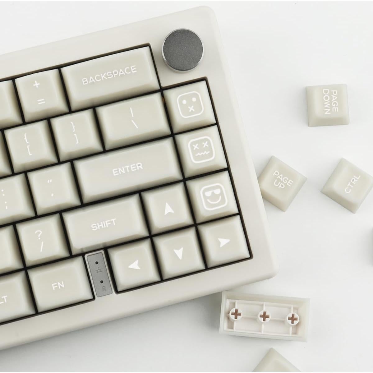 Juego de Teclas PBT Tsung - 142 Teclas Jade Blanco SA